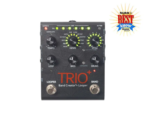 Digitech Новое трио + (плюс) бренд создатель петлителя Гитары педаль эффектов fs3x