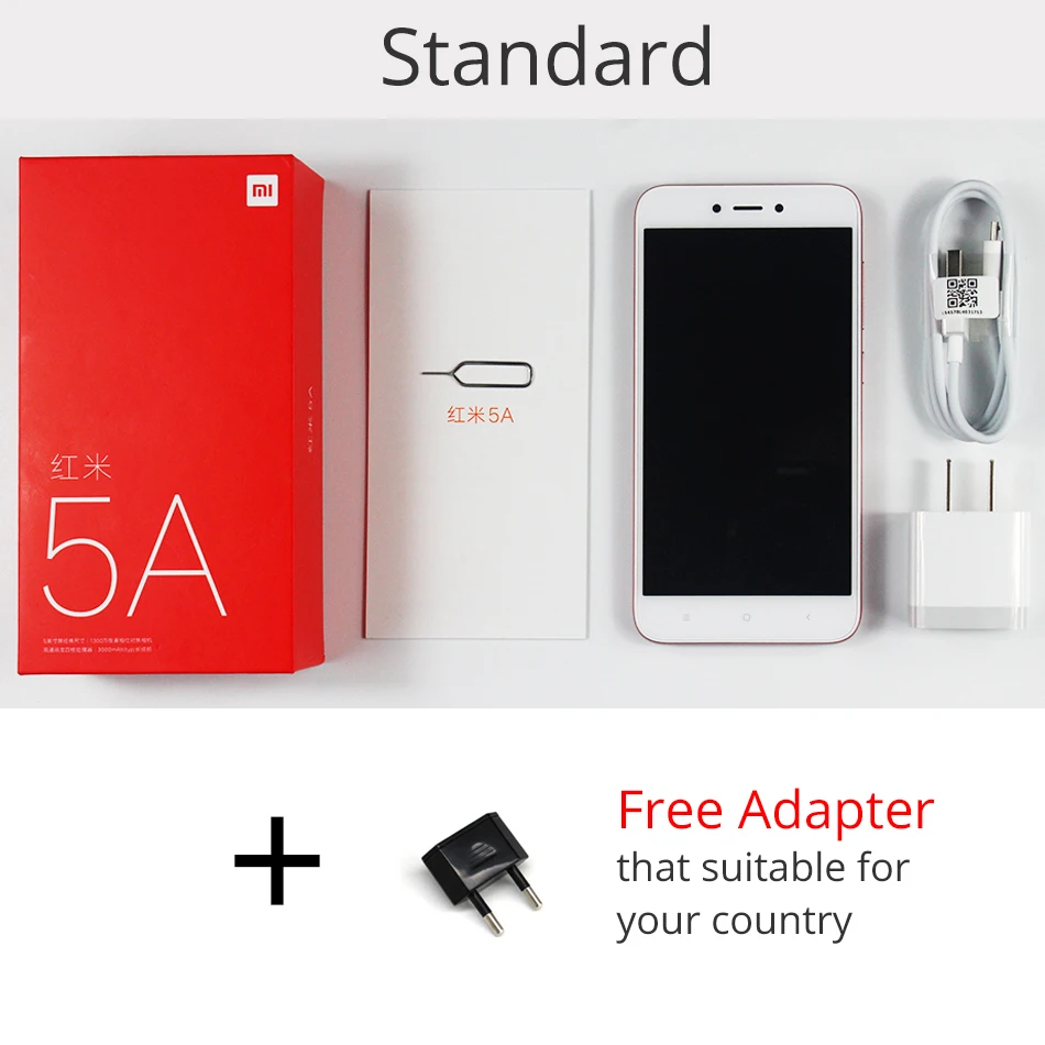 Оригинальный Xiaomi Redmi 5A 5 A Мобильный телефон 3 Гб оперативная память 32 Встроенная