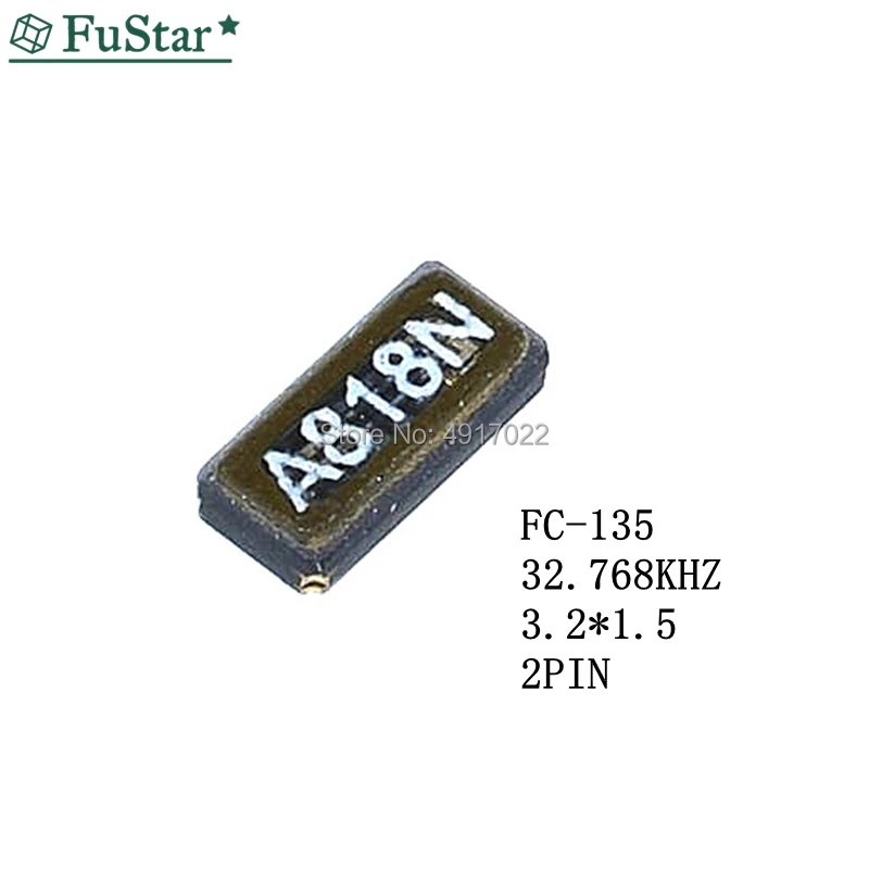 

10PCS FC-135 32.768K 32.768KHZ 3215 2PIN SMD Crystal Oscillator Ceramic surface