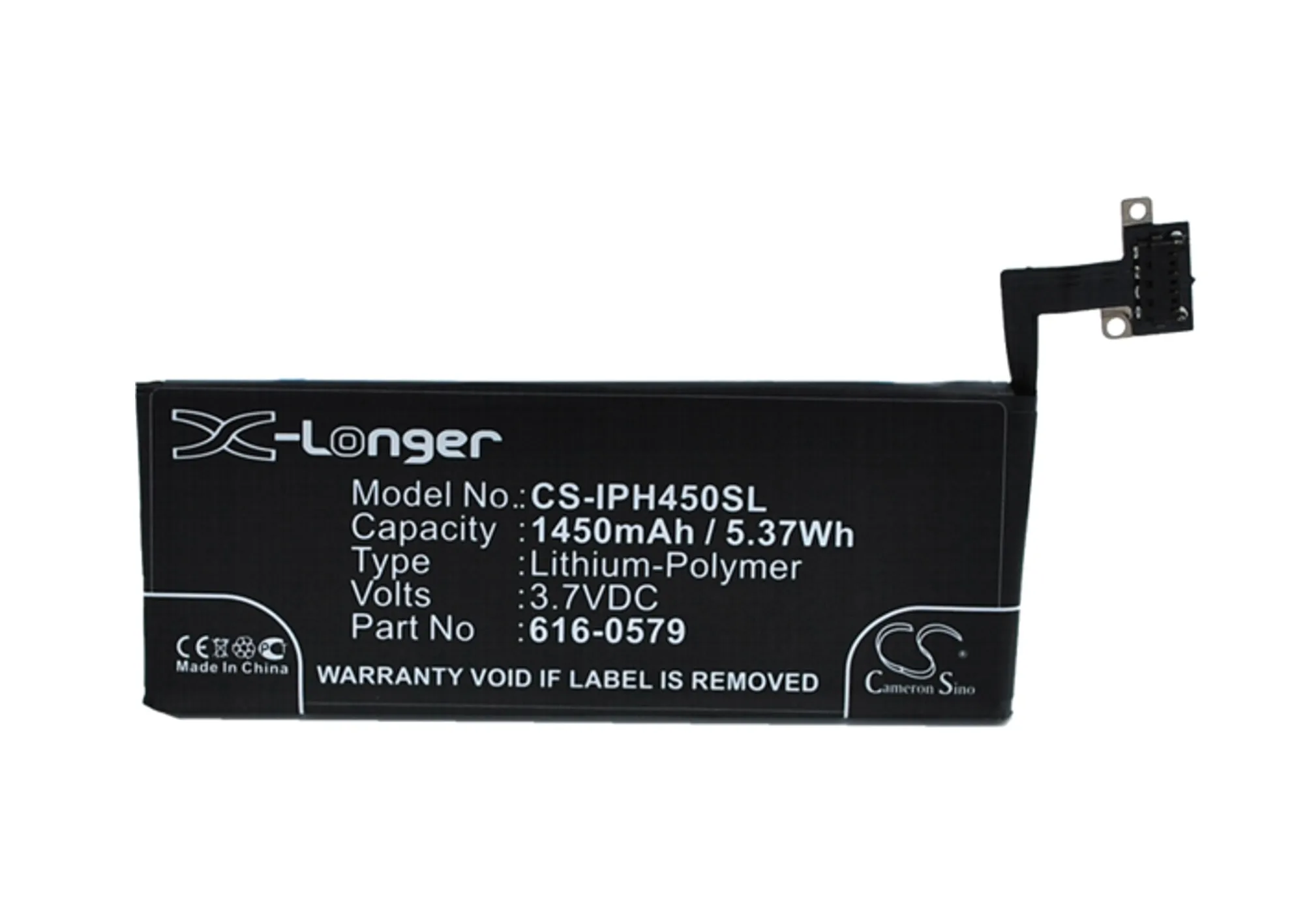 Cameron Sino 1450 мАч Аккумулятор 616 0579616 0580 для Apple A1387 A1431 iPhone 4S 16 ГБ 32 64 ГБ|Аккумуляторы