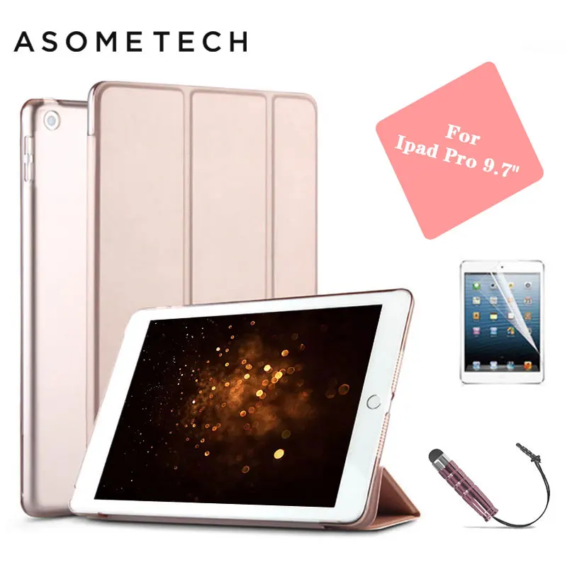 Тонкий чехол из искусственной кожи Utra магнитный складной противоударный