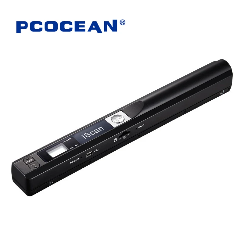 Pcocean ручной Портативный A4 книга фото документ сканер 300 Точек на дюйм 600 900 pdf/jpeg