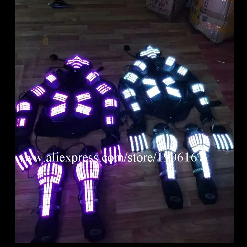 Светодиодный RGB-светильник растущие костюмы бронемаска перчатка цветной