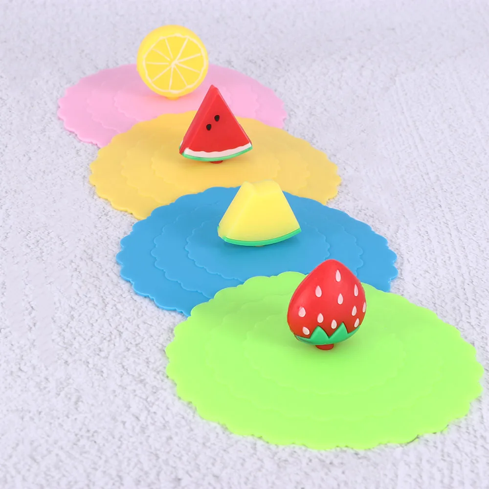 Силиконовая герметичная присоска в деликатном стиле для фруктов стеклянная