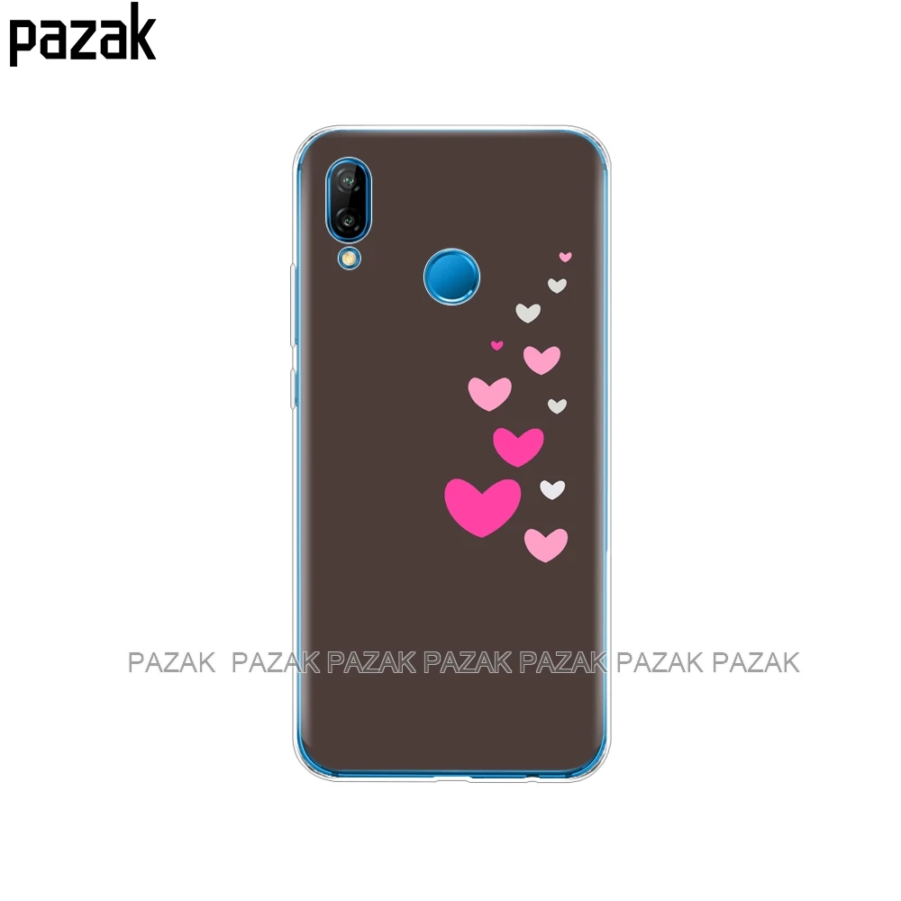 61379 Силиконовый чехол для 5,8" huawei p 20 Lite huawei p 20 pro Чехол для huawei p 20 задняя крышка для телефона мягкий защитный прозрачный чехол из ТПУ - Цвет: 61379