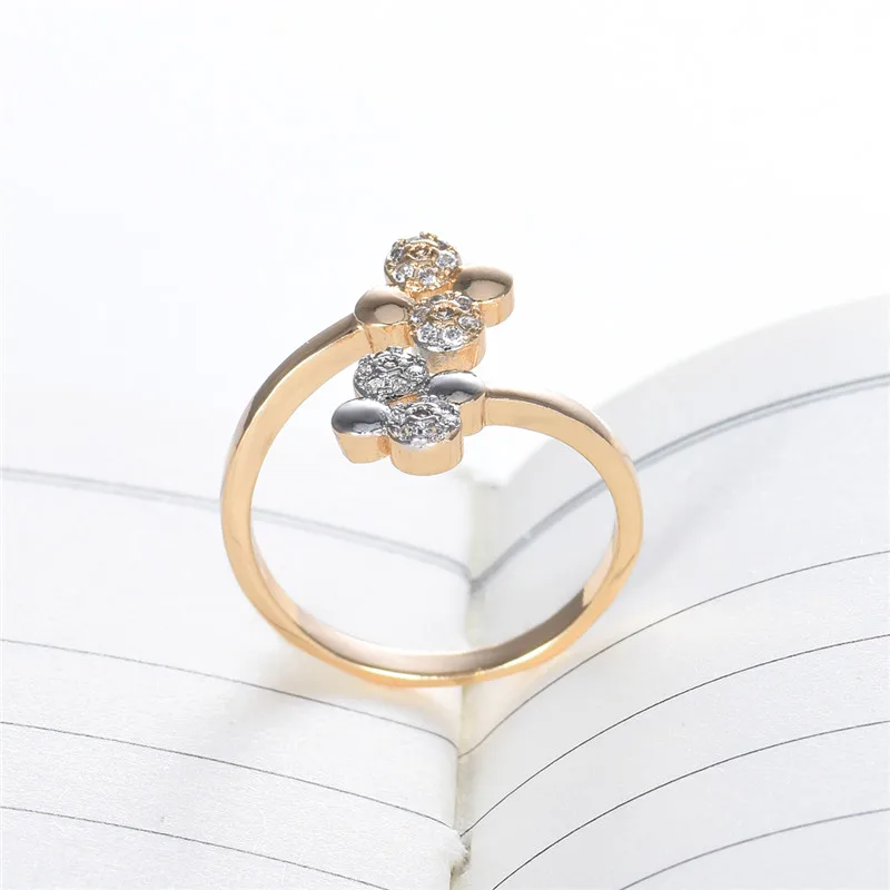 XIAGAO Luxury Women Wedding Band with Heart and Arrow Cut Clear Zircon Fashion Open Ring for Christmas Gift XGR666 | Украшения и