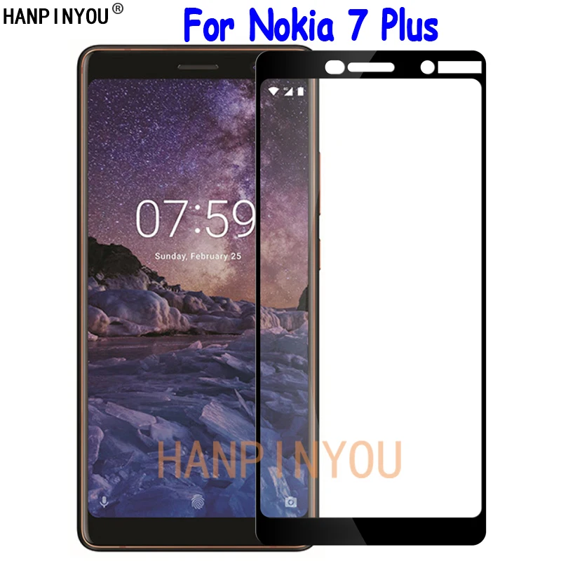 

Для Nokia 7 Plus/7 Plus 6,0 "Полное покрытие закаленное стекло Защита экрана Ультра тонкая Премиум Взрывозащищенная защитная пленка