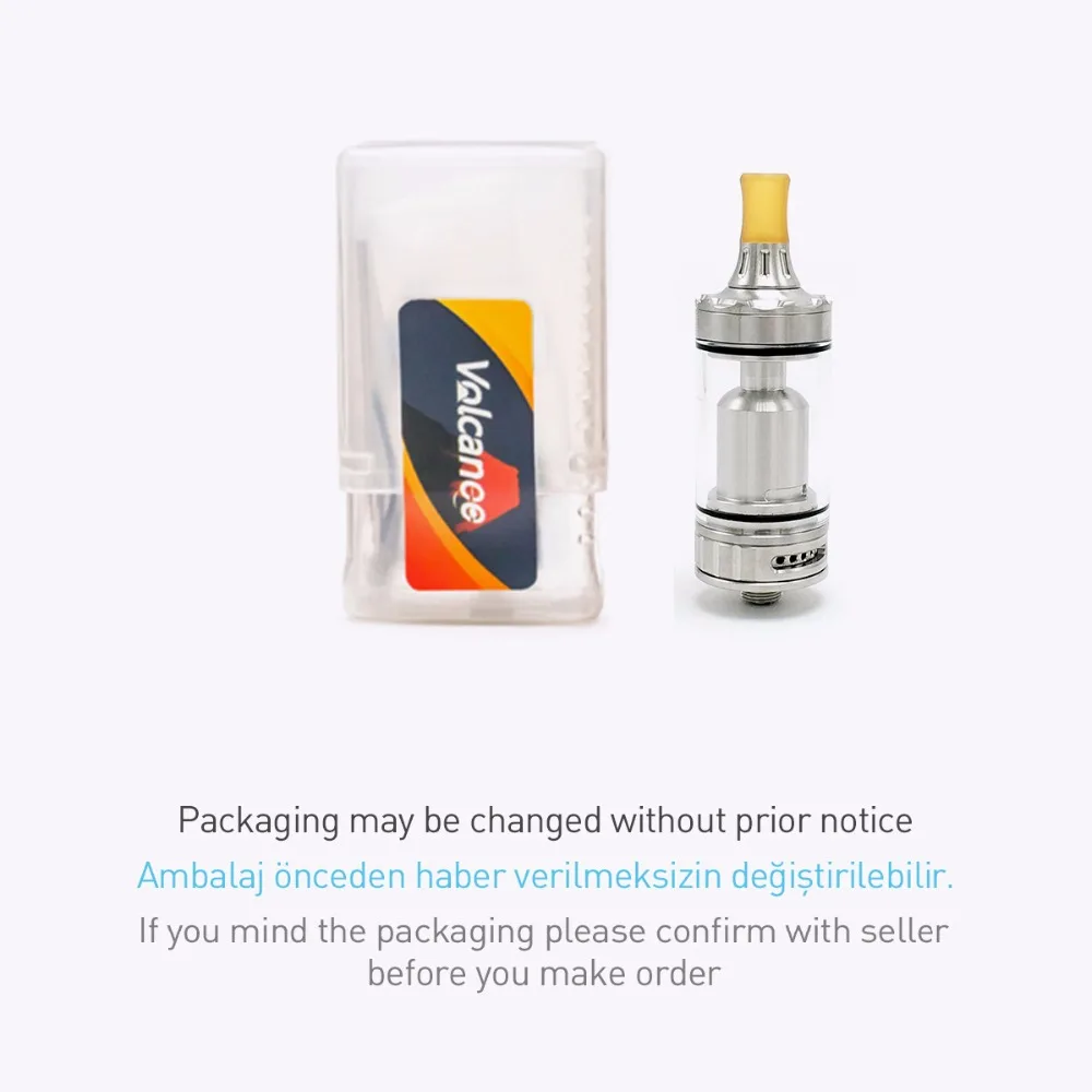 Volcanee Coppervape MTL RTA Atomzier Spica Pro Rebuildable Tank 3 мл емкость для 510 капельного наконечника