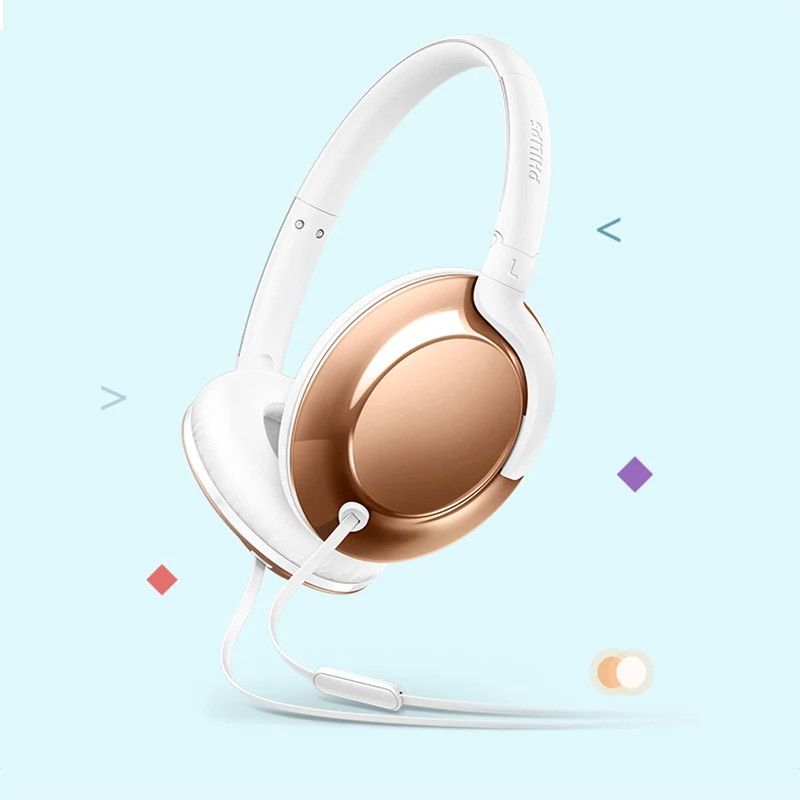 Оригинальные Наушники Philips SHL4805 с проводным управлением Hi Fi наушники басами и