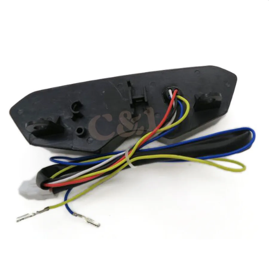 Мотоциклетный задний фонарь с дымовым светодиодным сигналом поворота