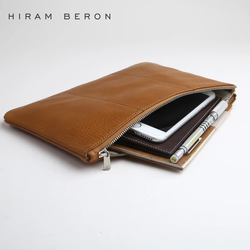Hiram Beron унисекс кожаный кошелек для мужчин и женщин маленький портфель