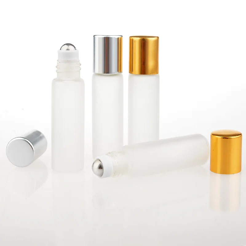 100PCS/LOT 5ml roll on  bottles for essential oils roll-on refillable perfume bottle deodorant containers