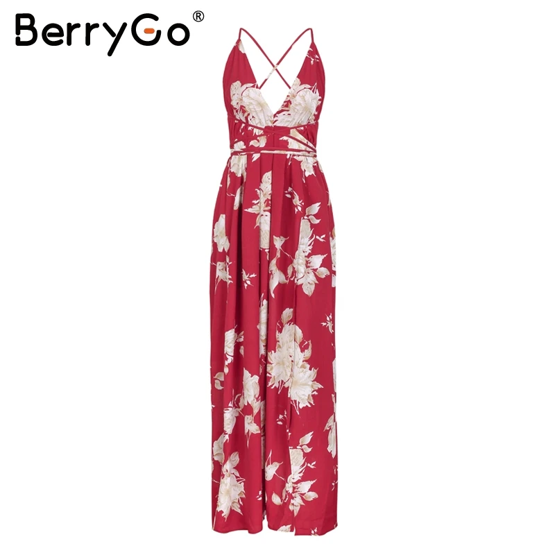 Simplee спинки на шнуровке в стиле Бохо длинное платье для женщин Разделение v