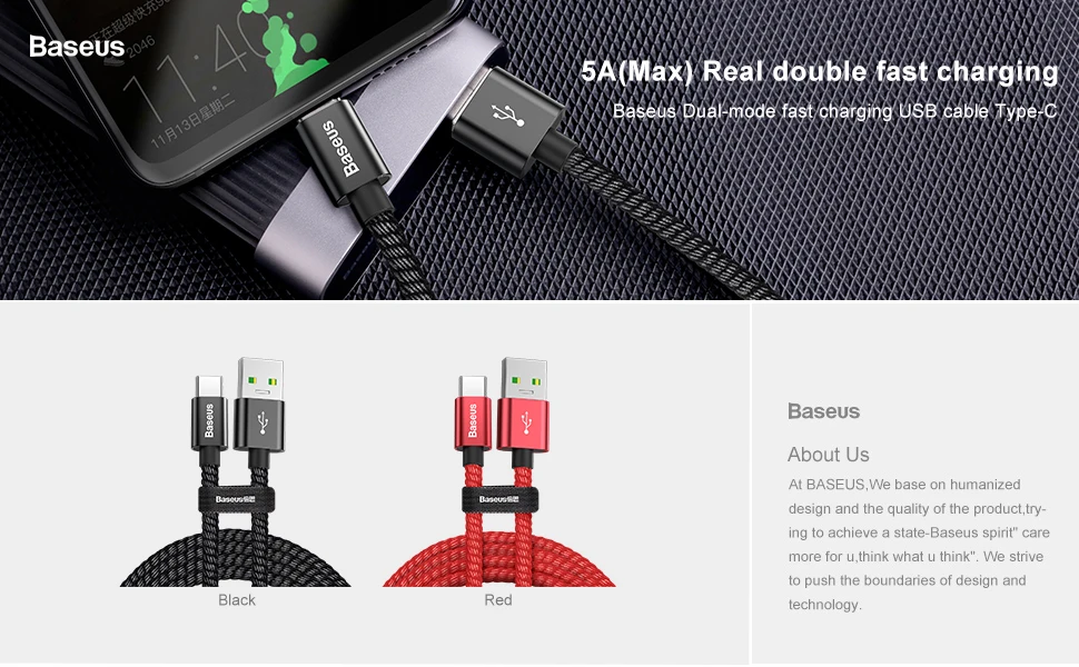 Кабель usb type-C Baseus 5A для huawei mate 30 P30 P20 Pro Supercharge Xiaomi Mi 9 samsung S10 S9 USBC type-c кабель USB-C зарядное устройство