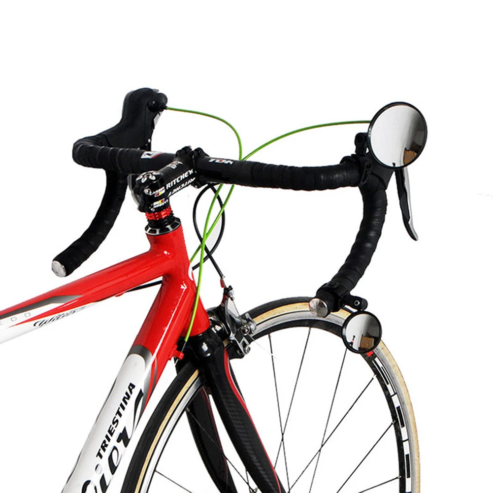 Universal Bicycle Convex Side Rearview Mirror Adjustable Bike Rear View | Спорт и развлечения