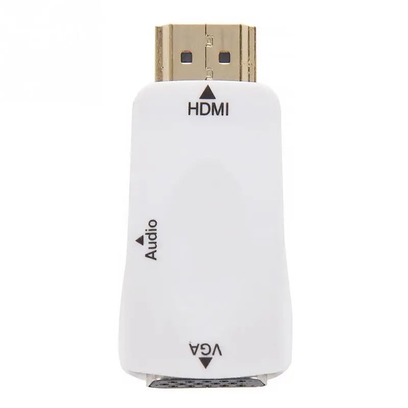 2018 new hot sales 1080P HDMI Male To VGA Female Adapter Video Converter With Audio Output N3 | Электроника