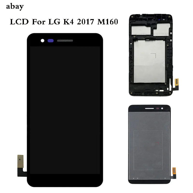 ЖК дисплей 5 0 дюйма для LG K4 2017 M160 M150 M151 M160e экран с фоторамкой запасные части|Экраны