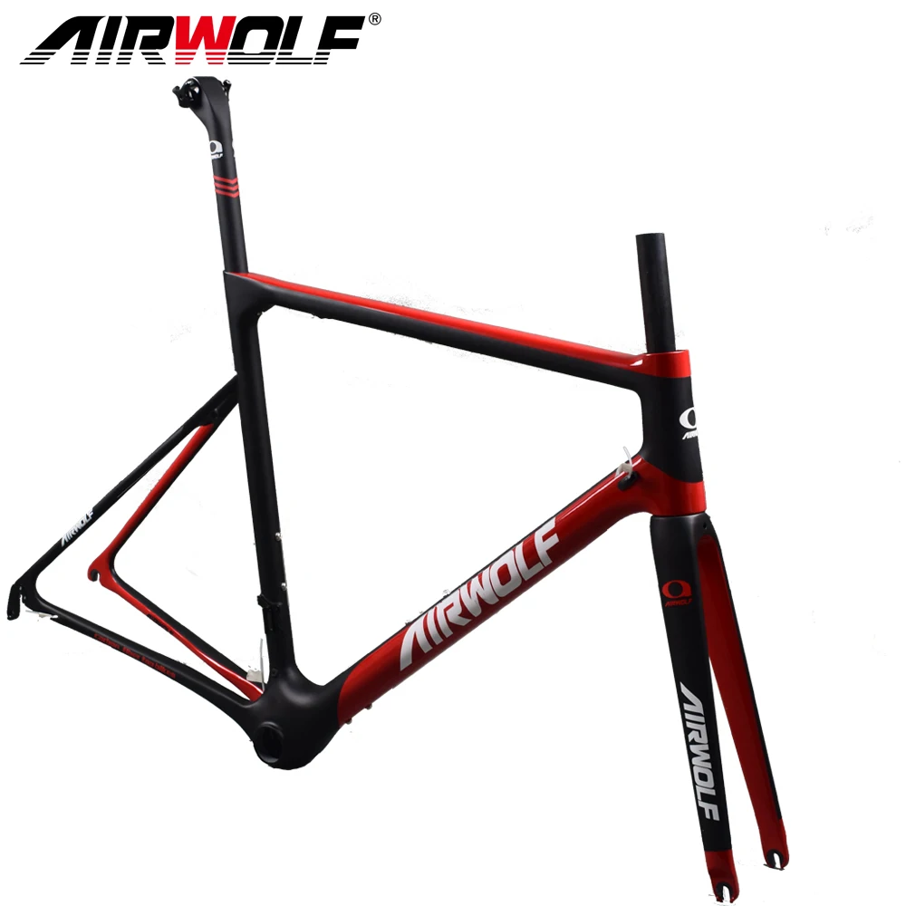 Airwolf Сверхлегкий углерод дорожный каркас полный Toray T1000 bicicleta карбоновая рама с