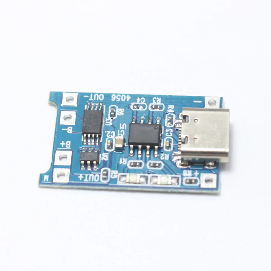 Модуль платы для зарядки литиевых аккумуляторов 18650 1 шт. разъем USB подключения к