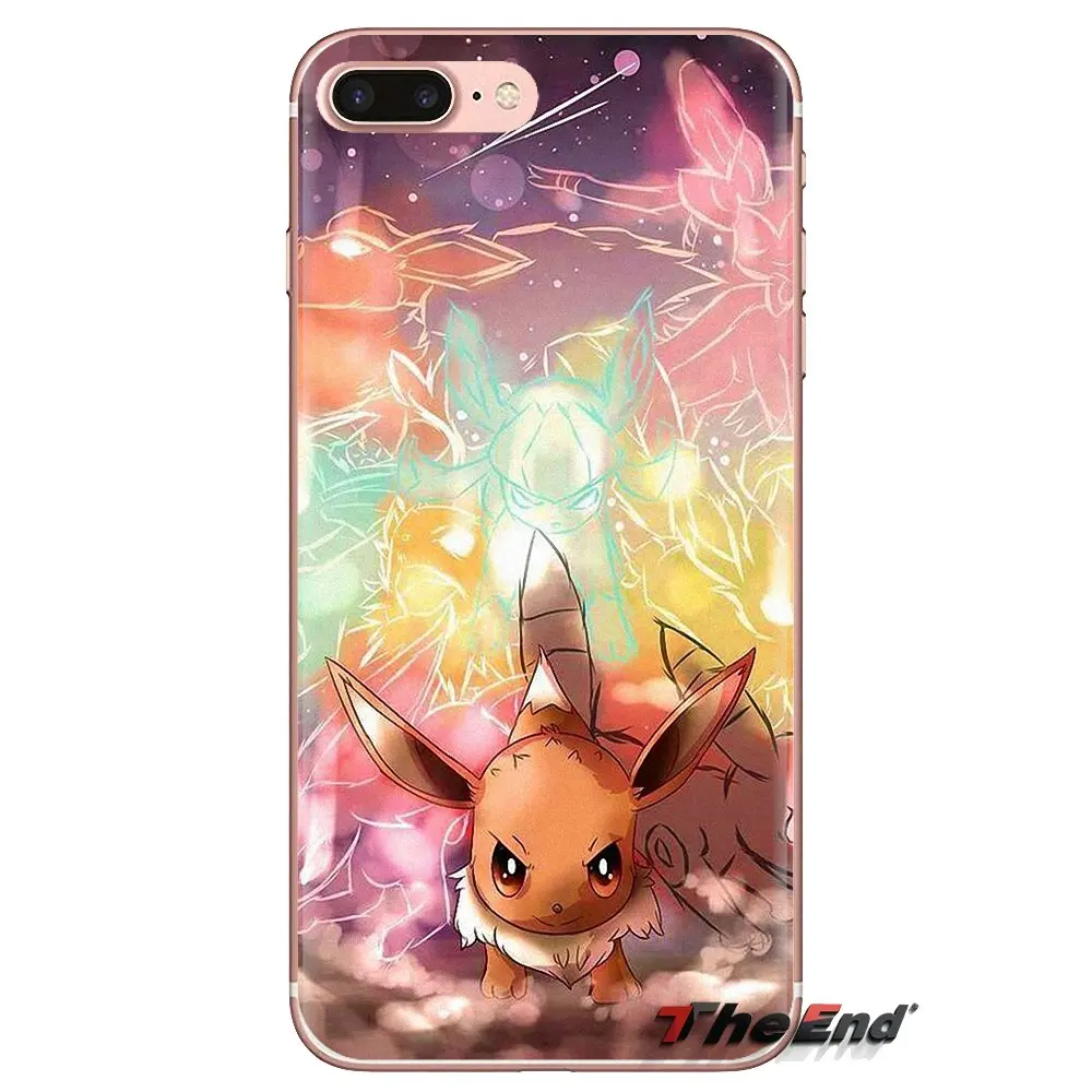Прозрачные мягкие чехлы для iPod Touch Apple iPhone 4 4S 5 5S SE 5C 6 6S 7 8 X XR XS Plus MAX Anime Pokemon Animal Jolteon |