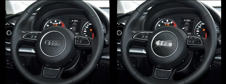 Для Audi A3 A4 A5 A6 Q3 Q5 Q7 TT RS Стиль Sline аксессуары для салона автомобиля Защита рулевого