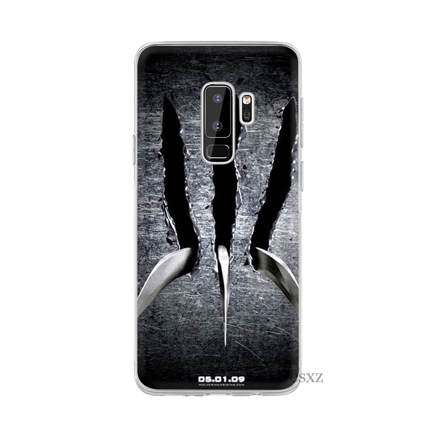 Чехол для мобильного телефона Desxz Marvel Men Логан Росомаха Samsung Galaxy A10 A30 A40 A50 A70 A3 A5 A6 A8