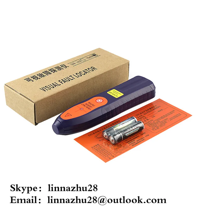 30 мВт пластик красный лазерный свет тестер волоконно оптического кабеля SC/FC/ST/LC