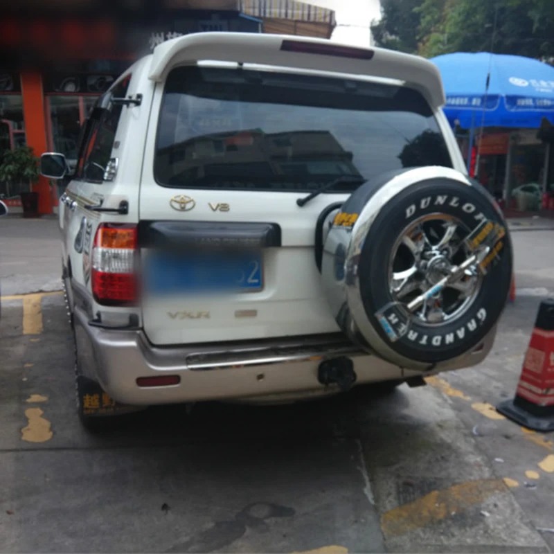Высокопрочный спойлер из АБС-пластика для Toyota Land Cruiser LC80/LC100 грунт или черного или белого или серебристого цвета заднее крыло украшение спойлер