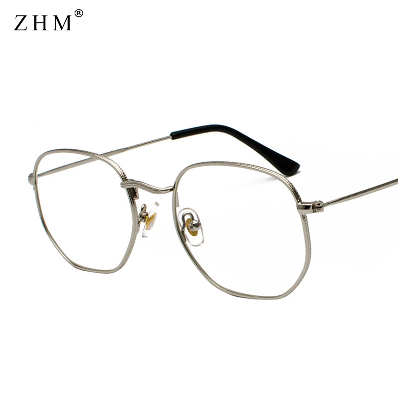Vintage Sunglasses Men Square Metal Frame Sunglasses Pilot Mirror Classic Retro Sun Glasses Women Luxury Summer Eyewear - Цвет линз: Silver Clear