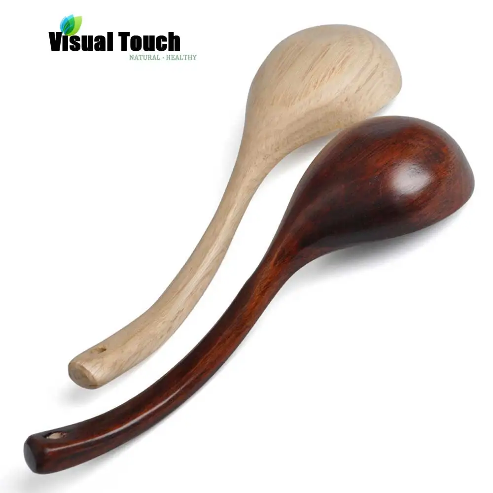 Визуальный сенсорный натуральное дерево ложка риса столовый инструмент Пособия