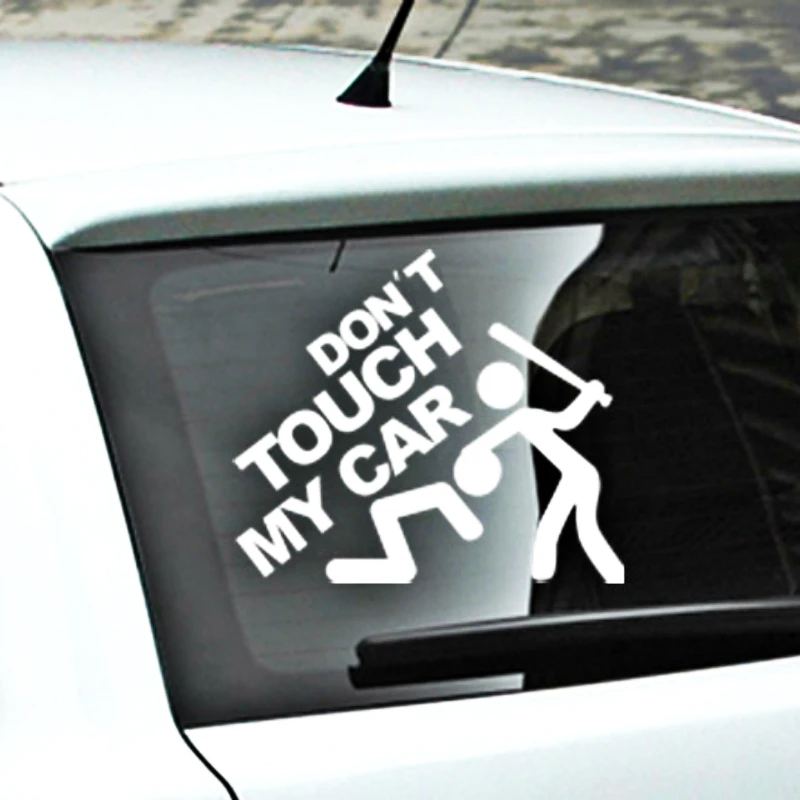 Автомобильные аксессуары Aliauto Don't Touch My Car светоотражающие универсальные