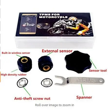 Двигатель TPMS мотоцикл Bluetooth система контроля давления в шинах мобильный телефон
