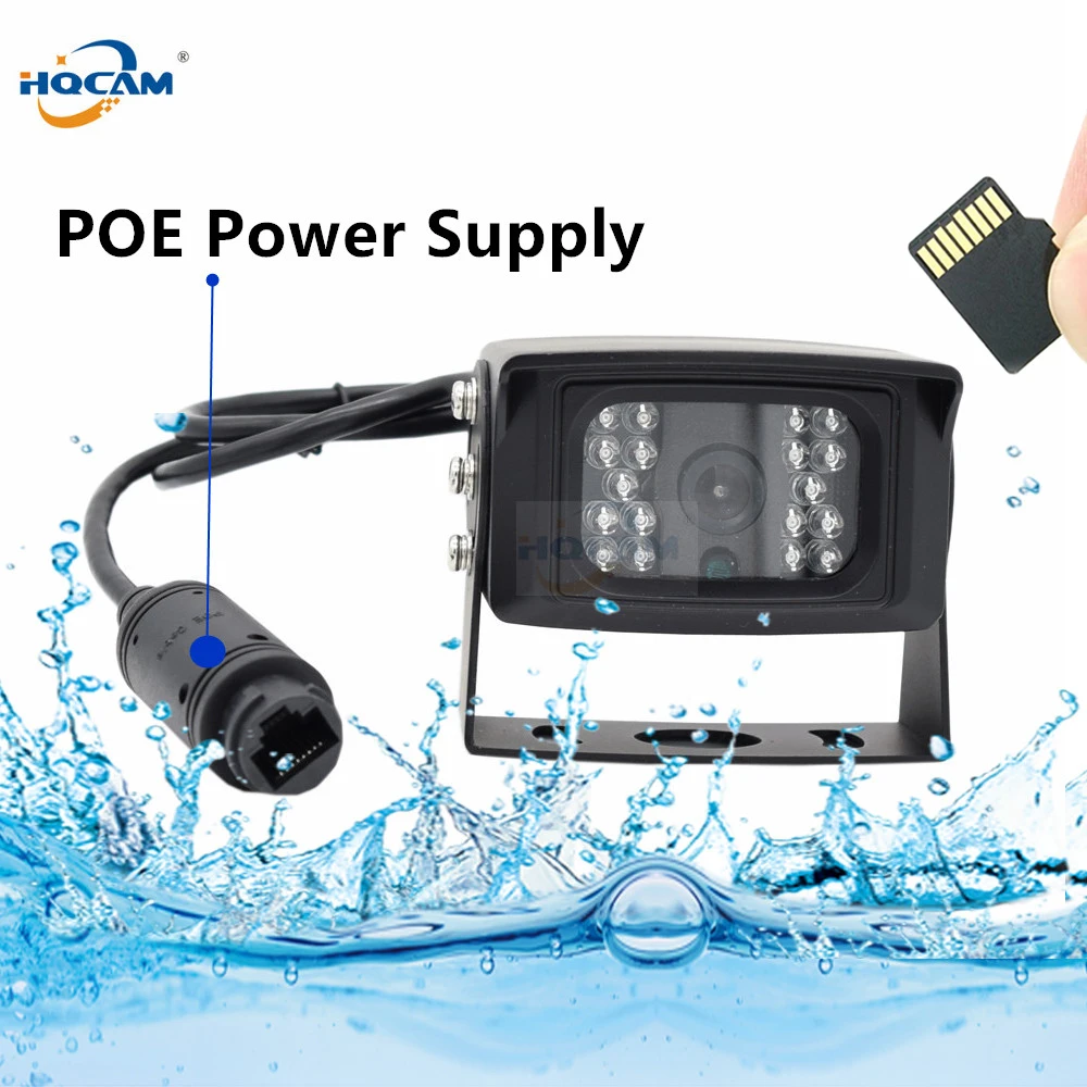 

HQCAM POE 720P 960P 1080P Night Vision IR CUT Mini IP Camera outdoor Surveillance Security IP66 Waterproof IP Camera Bus Camera