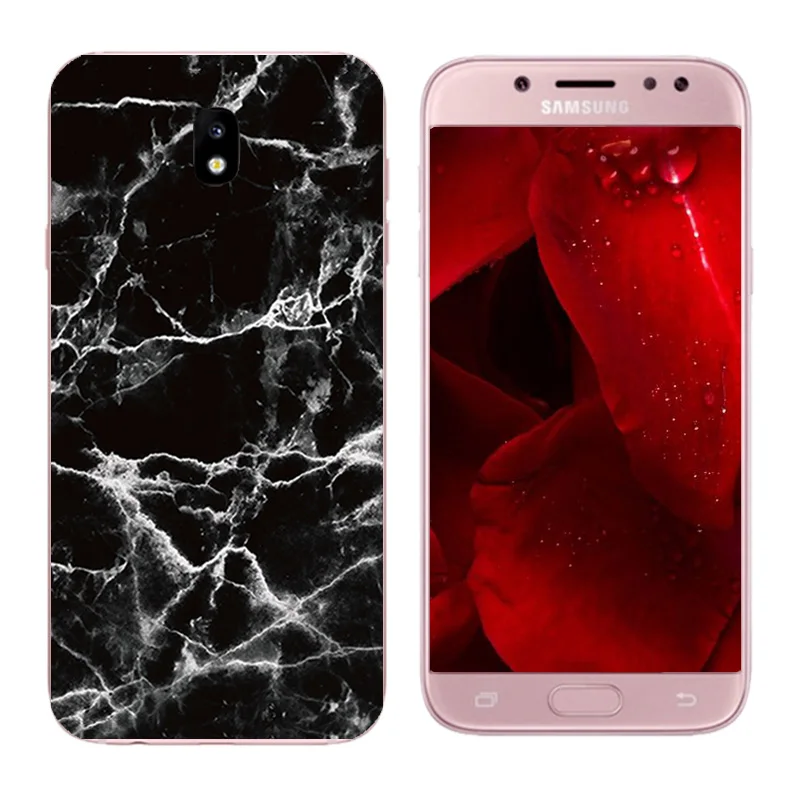 Чехол для Samsung Galaxy J5 2017 J530 Pine с принтом в виде ракушки чехлы телефонов J530F чехол из
