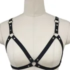 Женский сексуальный бюстгальтер на бретельках, черный готический бюстгальтер в стиле Харадзюку, нижнее белье, бюстгальтер для танцев на шесте, сексуальное нижнее белье в стиле Харадзюку