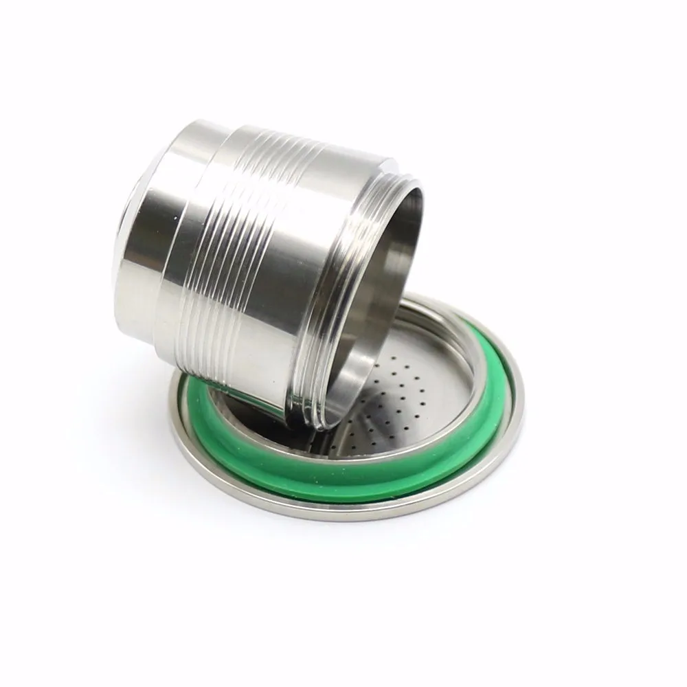 Винтовая резьба из нержавеющей стали совместимая с Nespresso пополняемая