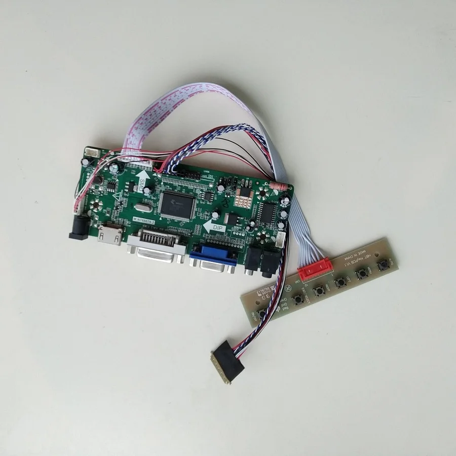 M.NT68676 VGA HDMI DVI светодиодный LVDS ЖК дисплей плата контроллера порт подключения типа