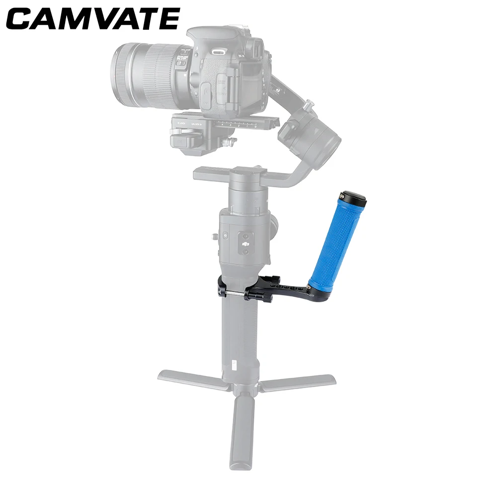 CAMVATE резиновая верхняя ручка синяя рукоятка для DSLR камеры DJI Ronin S Zhiyun Crane Plus / Moza Air 2