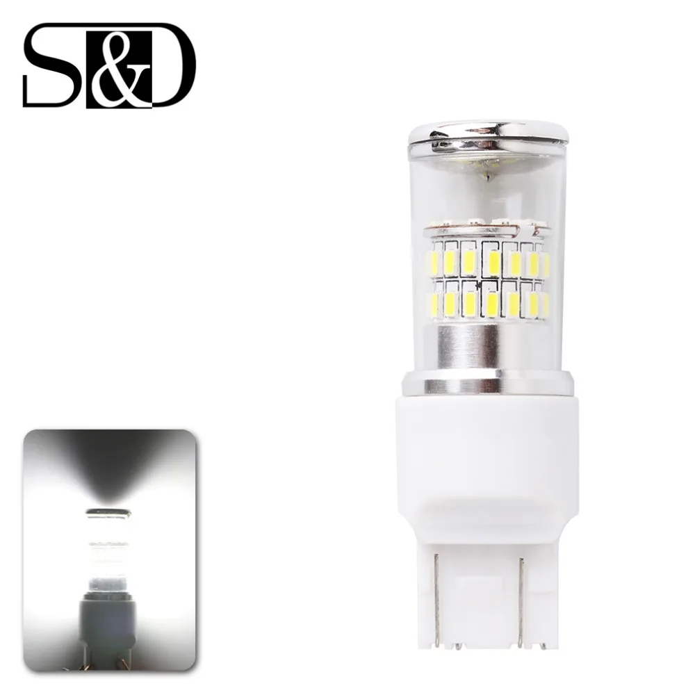 2 шт. T20 7443 7440 W21/5 Вт 3014 48smd 992 авто светодиодный лампы автомобиля Фары заднего хода