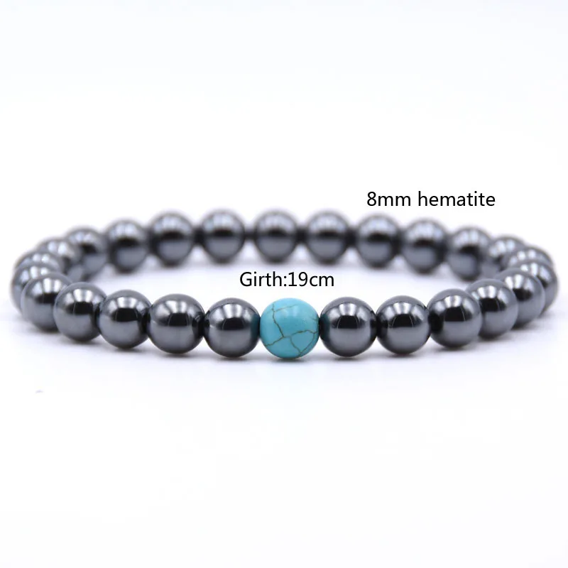 

Fashion Hematite Malachite Strand Bracelets for Women Nature Stone Beaded Bracelet Men Semi-precious Stones Jewelry Gift Braslet