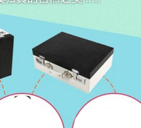 14 inch Travel tale 2" 22" 2" дюймов из Искусственной ПУ-кожи в стиле ретро; Черный и белый цвета koffer комплект винтажный чемодан для багажа на колесах - Цвет: 14 inch