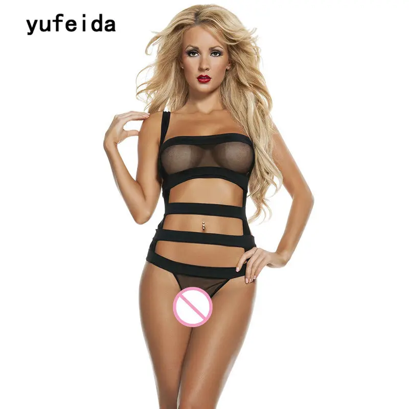 Женское нижнее белье YUFEIDA с черным ремешком|lingerie body suits|body suit lingeriebody |
