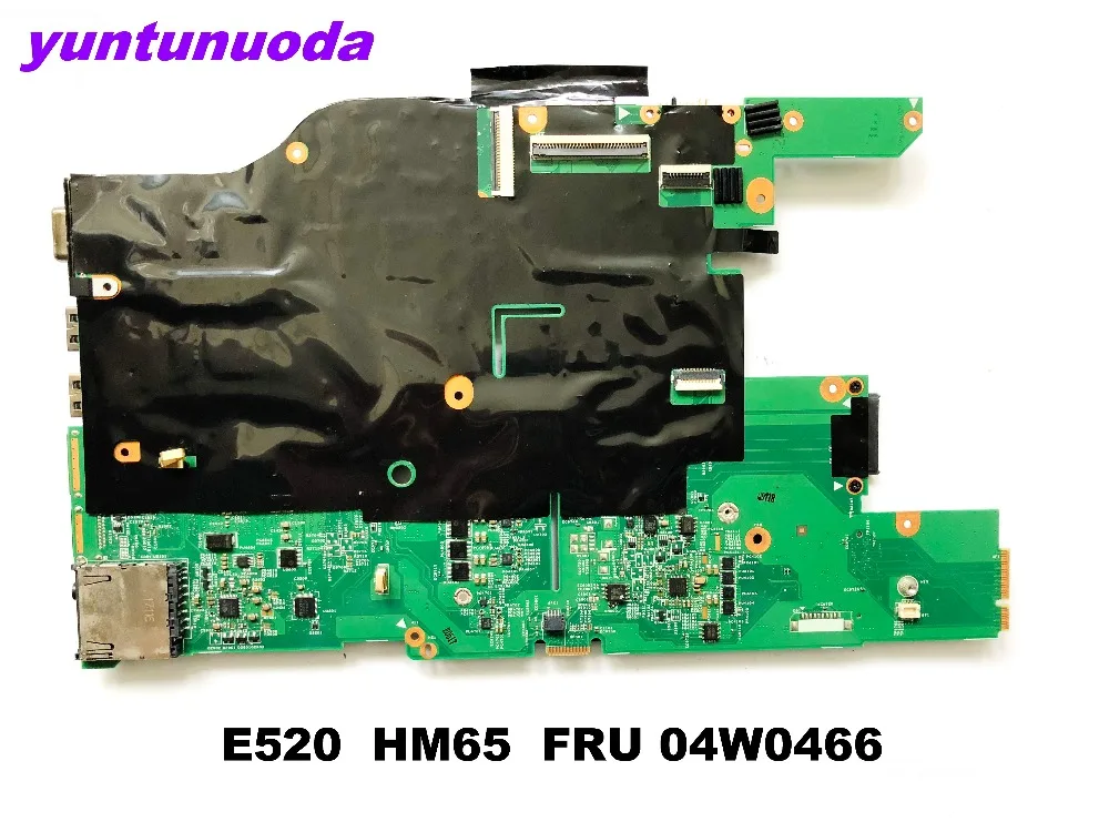 Оригинальная материнская плата для ноутбука Lenovo E520 HM65 FRU 04W0466 протестирована