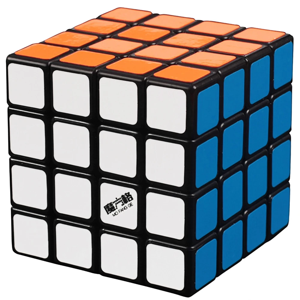 4*4 Mofangge QiHang QiYi's головоломка кубик 4x4x4 на 4 наклейки Pazzle Magic Cubos Puzle 62 мм