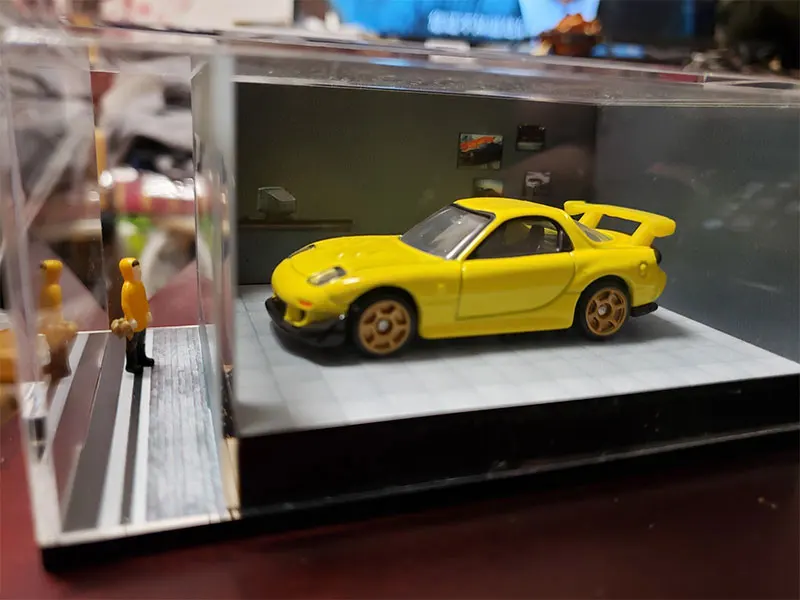 1: 64 масштаб Diorama &quotМаленькая мечта мальчика&quot окно мальчик мини подарок