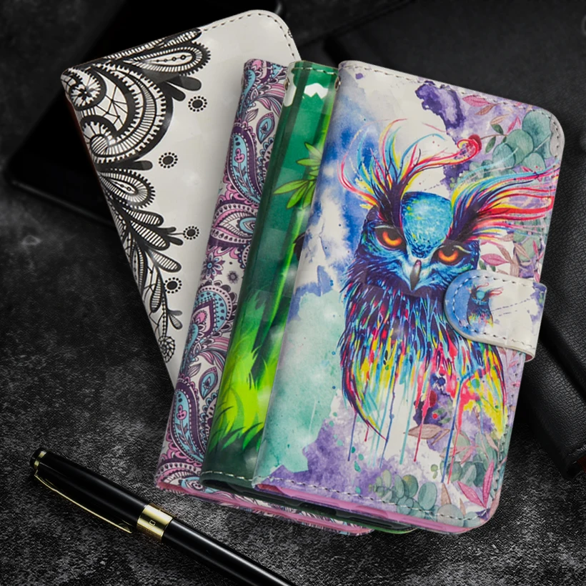 

For Huawei P smart 2021 Fusion Plus Leather Case For Huawei P40 LITE 5G Stand Magnetic Wallet Flip Cover P30 P20 Coque funda