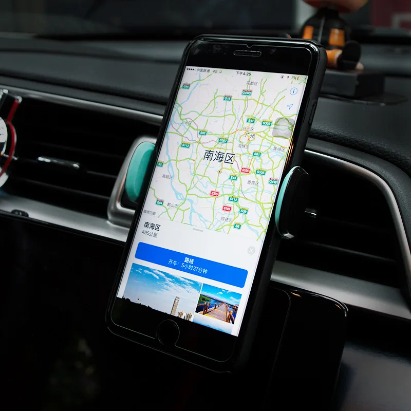 Автомобильный держатель для телефона для iPhone X, 7, 8, 6, 6s plus, крепление на вентиляционное отверстие, автомобильный держатель, подставка с поворотом на 360 градусов, автомобильная подставка для мобильного телефона (art.: 7a7f047c3) - 7a7f047c3