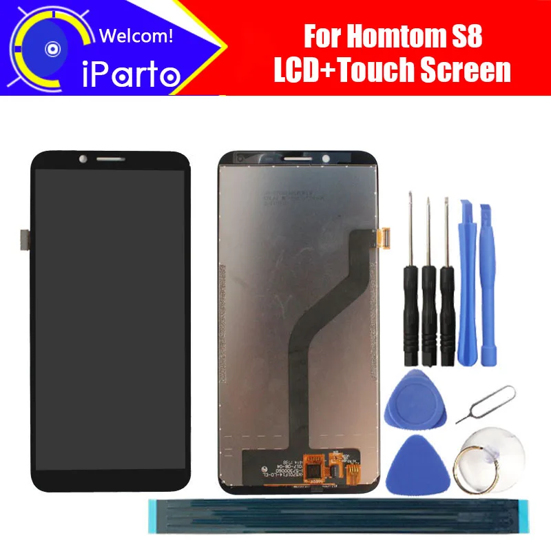 5 дюймовый телефон с ЖК дисплеем HOMTOM S8 + Оригинальный Новый дисплей сенсорным