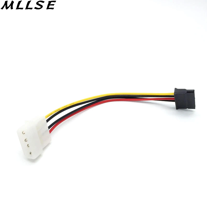 10 шт./лот Serial ATA SATA 4 Pin IDE Molex до 15 HDD адаптер питания кабель жесткого диска Кабель
