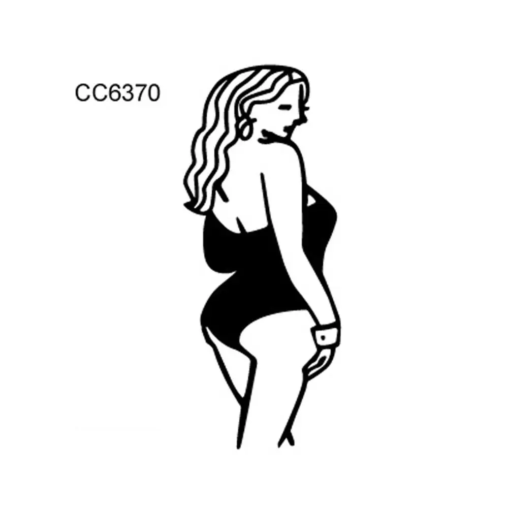 cc6370 3 шт сексуальная леди Временные татуировки темные женщины девушки для боди-арта временные татуировки наклейки печаль девушки поддельные татуировки#275170 - Цвет: cc6370